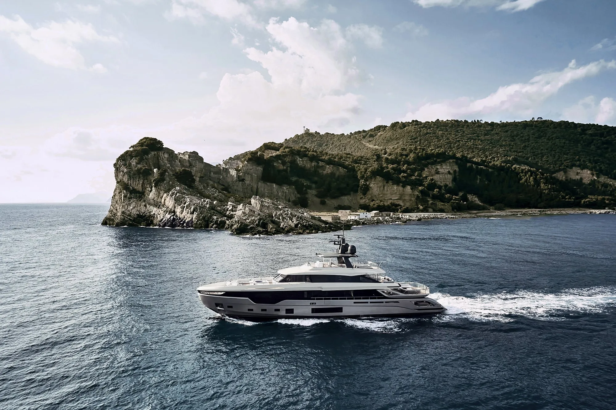Azimut Grande Trideck — Sea View Terrace